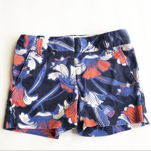 Crewcuts Factory Girls Shorts Floral Print Sz 2